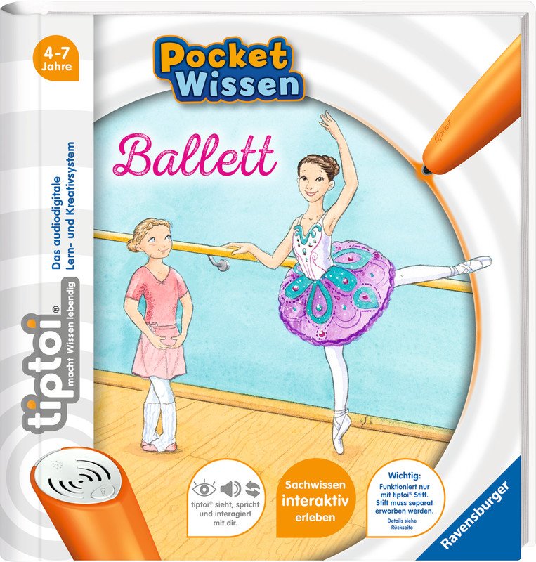 Ravensburger tiptoi Pocket Wissen Buch Ballett Pic1