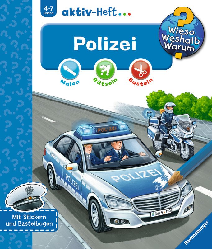 Ravensburger aktiv-Heft Polizei Pic1