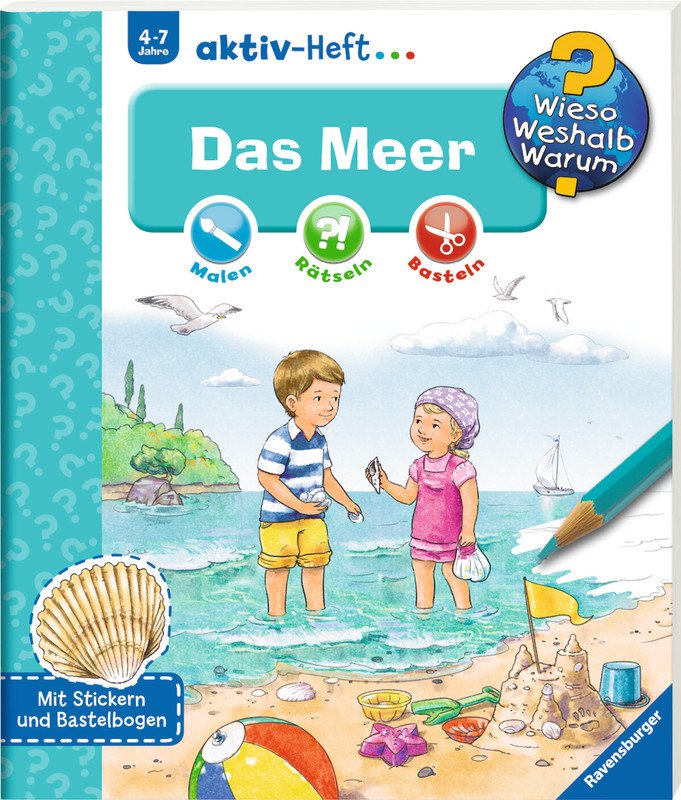 Cahier d'activités RAVENSBURGER la mer Pic1