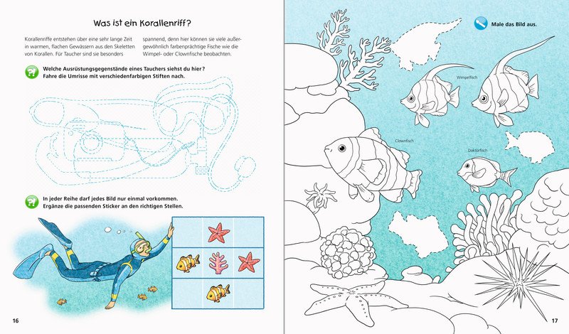 Cahier d'activités RAVENSBURGER la mer Pic2