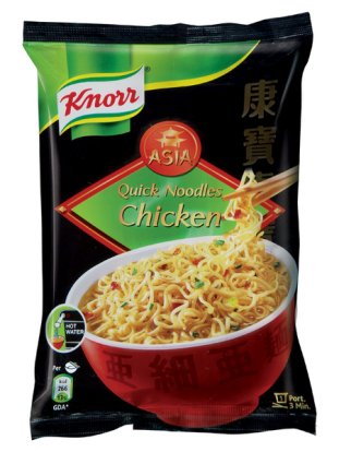 Knorr Quick Noodles Chicken 70g Beutel Pic1