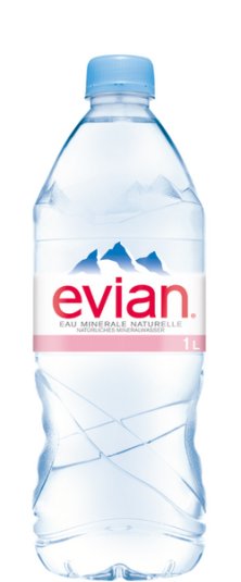 Evian Mineralwasser ohne Kohlensäure 1l PET Pic1