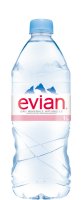 Evian eau minérale non gazeuse 1l Pet