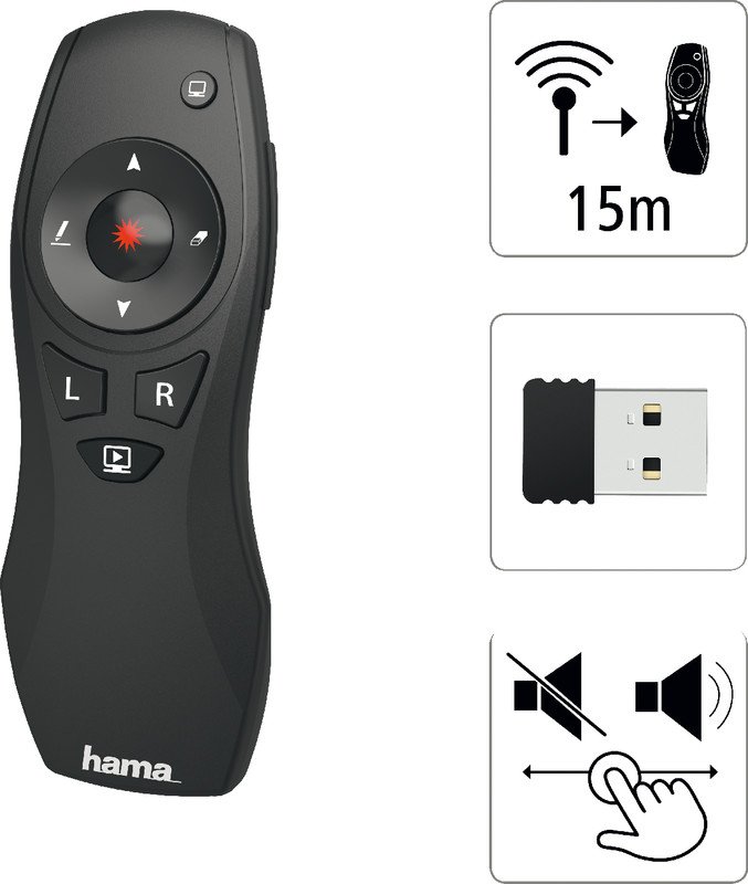HAMA Wireless-Laser-Presenter X-Pointer 6 in 1 Pic3