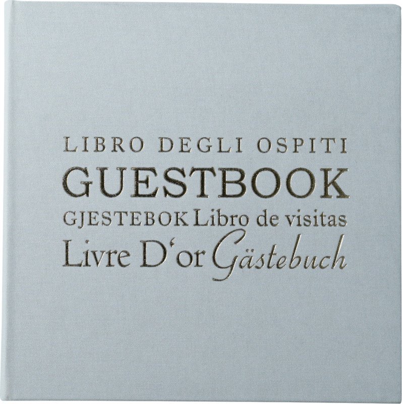 Eibert Gästebuch 24x25cm weiss Pic1