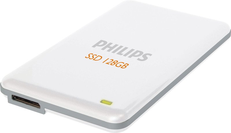 Philips portable Festplatte SSD Drive 128GB weiss Pic1