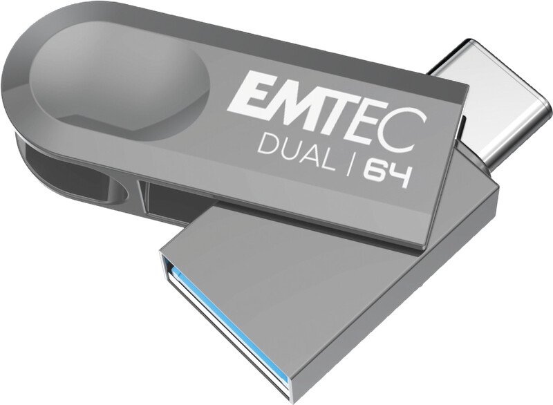 Emtec USB-C Stick 3.2 D280 Dual 64 GB Pic1