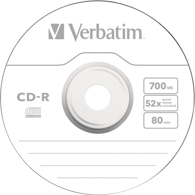 Verbatim CD-R 700/80/52x Spindel à 50 Pic2