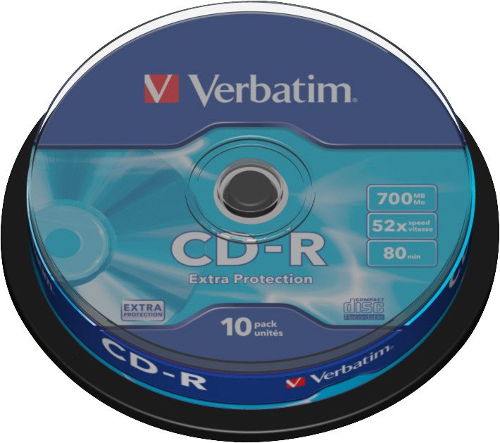 Verbatim CD-R 700/80/52x Spindel à 10 Pic1