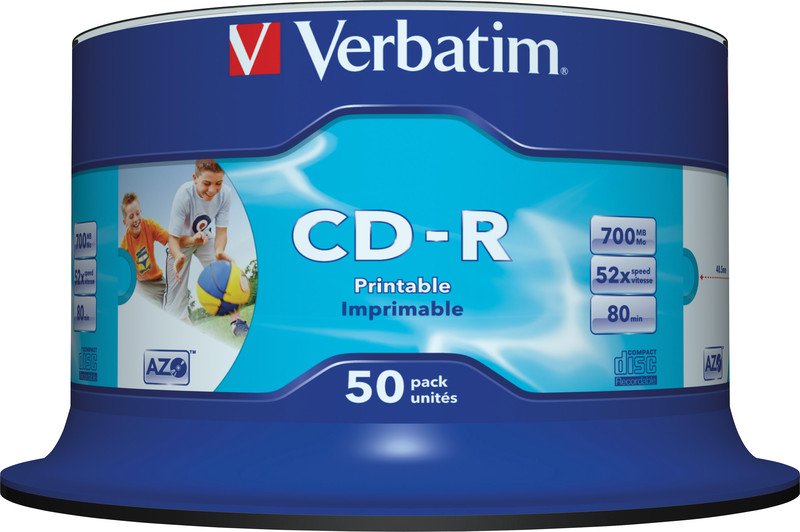Verbatim CD-R 700MB/80/52x 50er Spindel Pic1