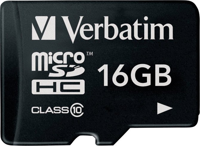 Verbatim Micro SDHC Card 16GB Pic1