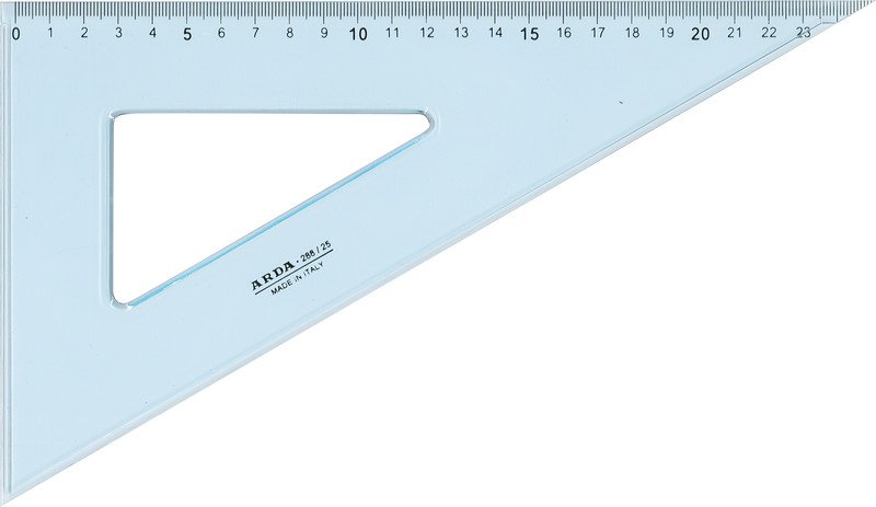 Arda Winkel PS 60° 25cm mit Tuschekante Pic1