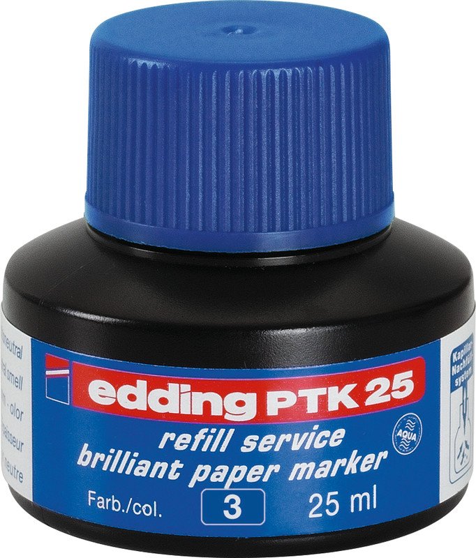 Edding Nachfülltusche PTK 25 permanent 25ml Pic1