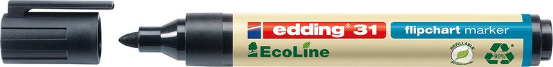 Edding 31 Ecoline Flipchart marqueur n/rechargeable Pic1