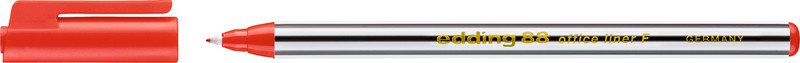 Edding Fineliner 88 office-liner 0.6mm rot Pic1