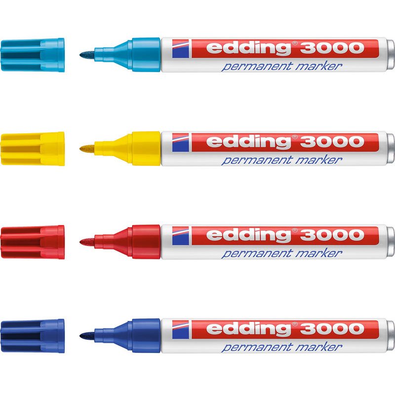 Edding Permanentmarker 3000 Box à 8 Pic3