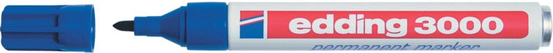 Edding Permanentmarker 3000 1.5-3mm nachfüllbar à 4 Stück Pic3