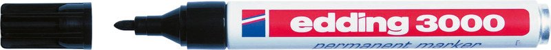 Edding Permanentmarker 3000 1.5-3mm nachfüllbar à 4 Stück Pic5
