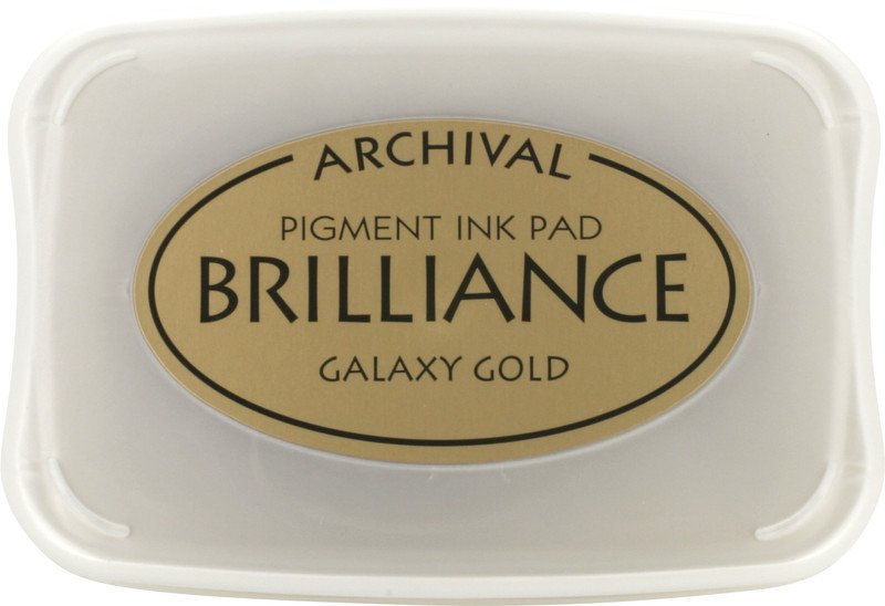 Coussin encreur Brilliance 7.5x4.7cm or métallisé Pic1