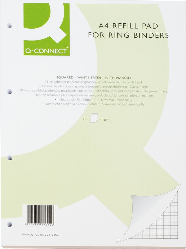Connect Ringbuch Block A4 4mm kariert 100 Blatt Pic1
