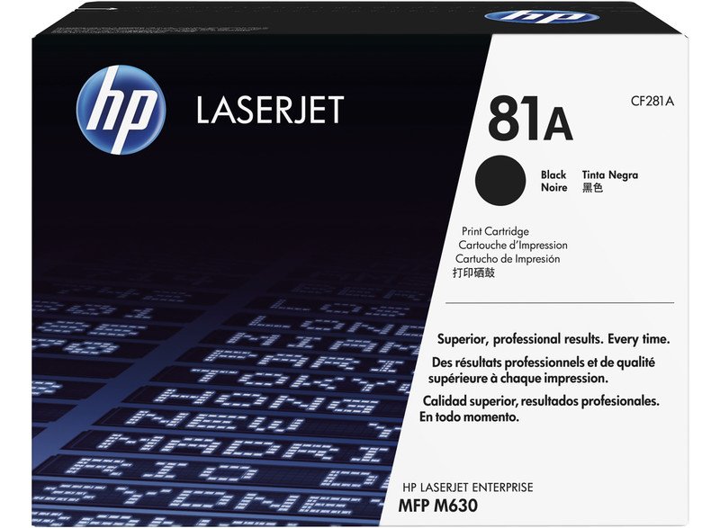 HP Toner 81A schwarz Pic1