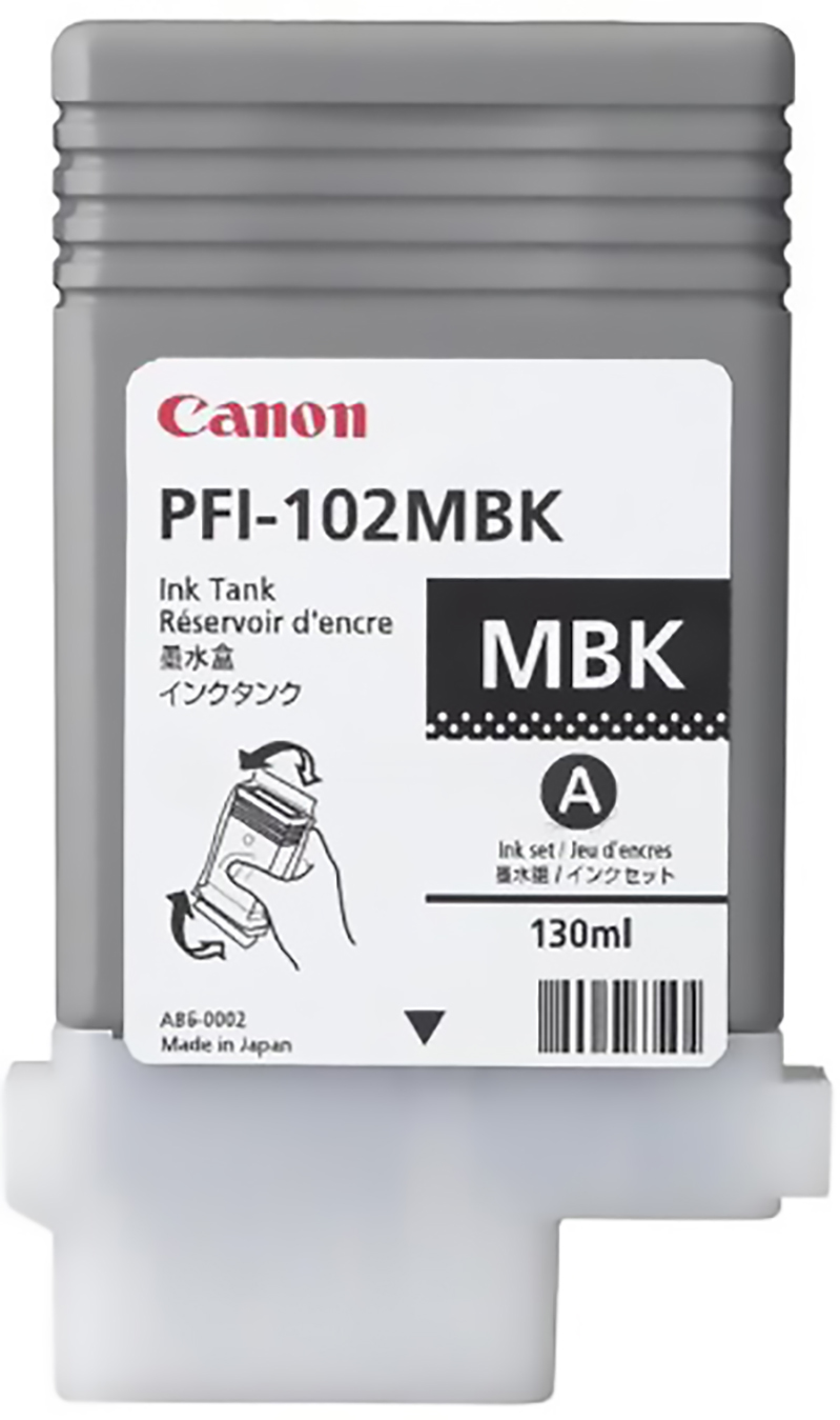 Canon InkJet PFI-102MBK schwarz matt Pic1