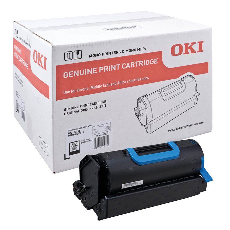 Oki Toner 45488802 schwarz Pic1