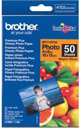 Brother Premium Fotopapier BP71 10x15cm 260gr à 50 Pic1