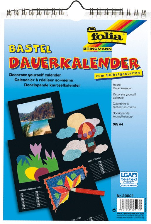 Folia Bastel-Dauerkalender A4 Pic1