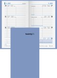 Biella agenda de poche Colorful 7 2025 1S/2Pbleu