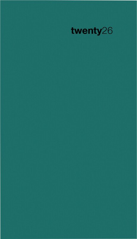 Biella agenda de poche Colorful 2026 1S/2P petrol Pic3