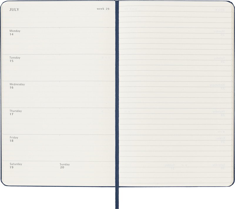 Moleskine Schüleragenda 13x21cm 24/25 1W/1S hard cover Pic4
