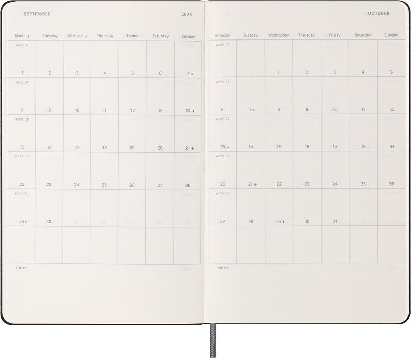 Moleskine Schüleragenda 13x21cm 24/25 1W/1S hardcover Pic3