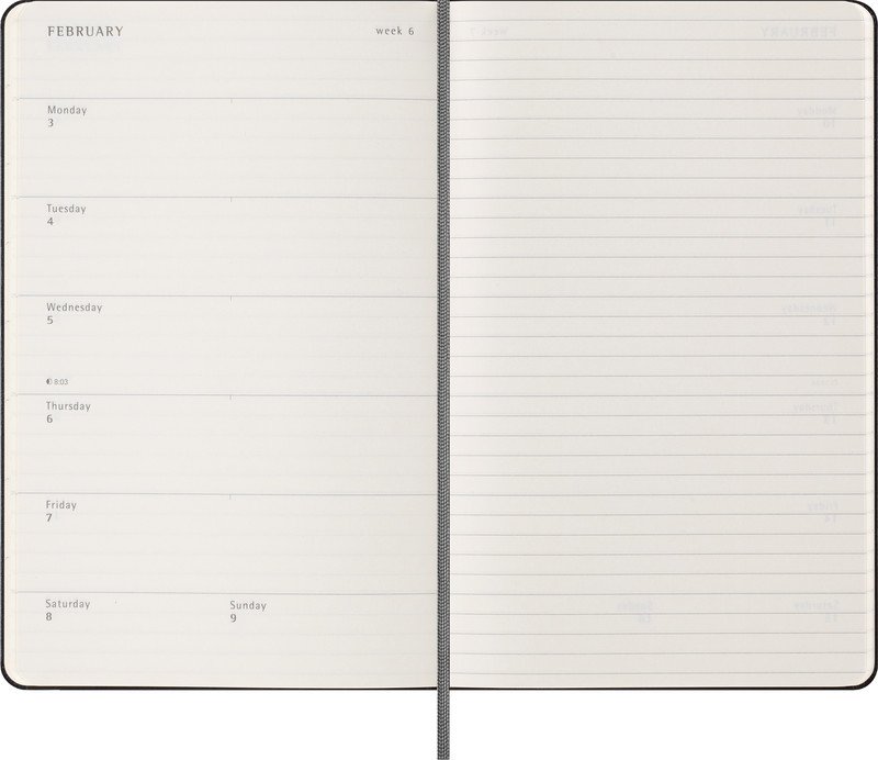 Moleskine Schüleragenda 13x21cm 24/25 1W/1S hardcover Pic4