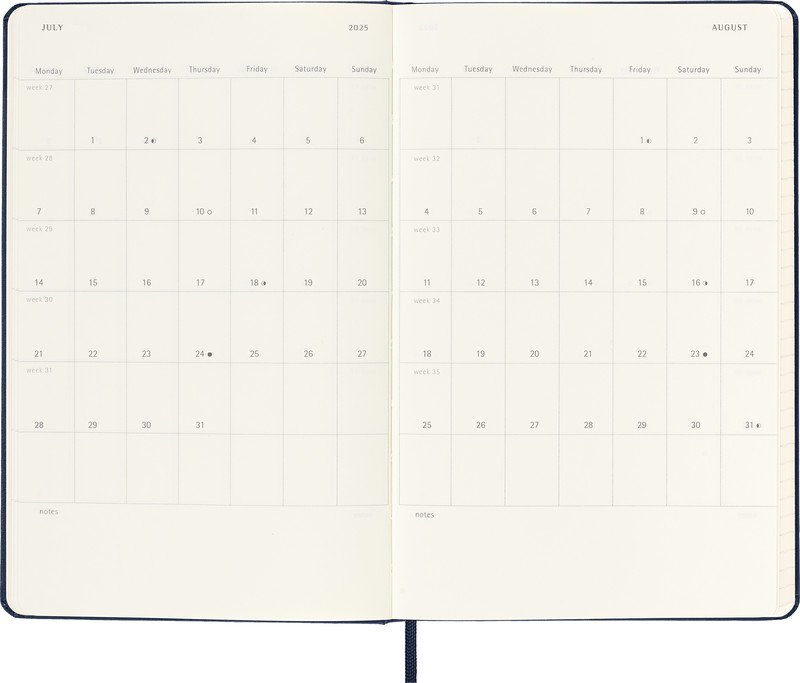 Moleskine Schüleragenda 13x21cm 24/25 1W/1S hard cover Pic2
