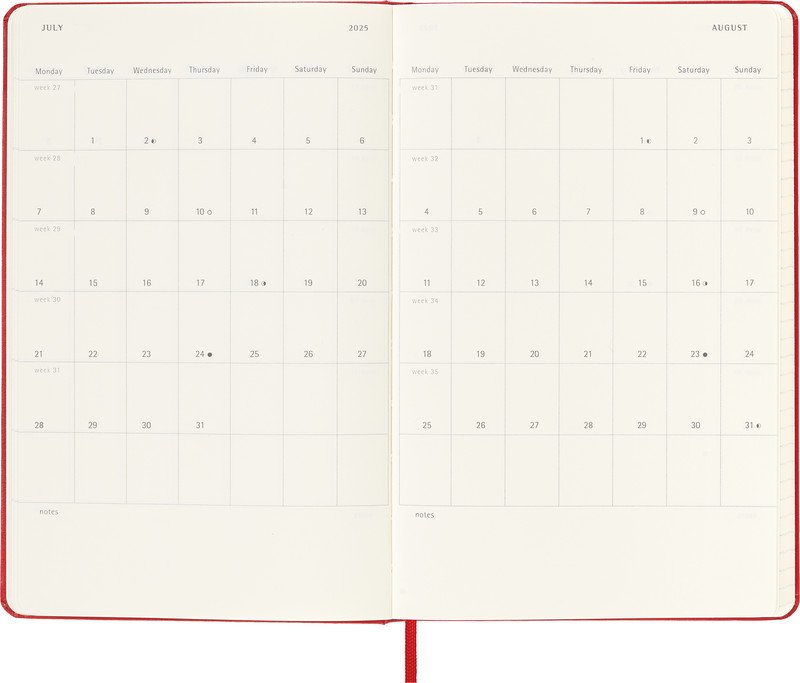 Moleskine Schüleragenda 13x21cm 24/25 1W/1S hardcover Pic3
