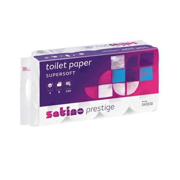 Satino Toilettenpapier 4-lagig weiss Pic1