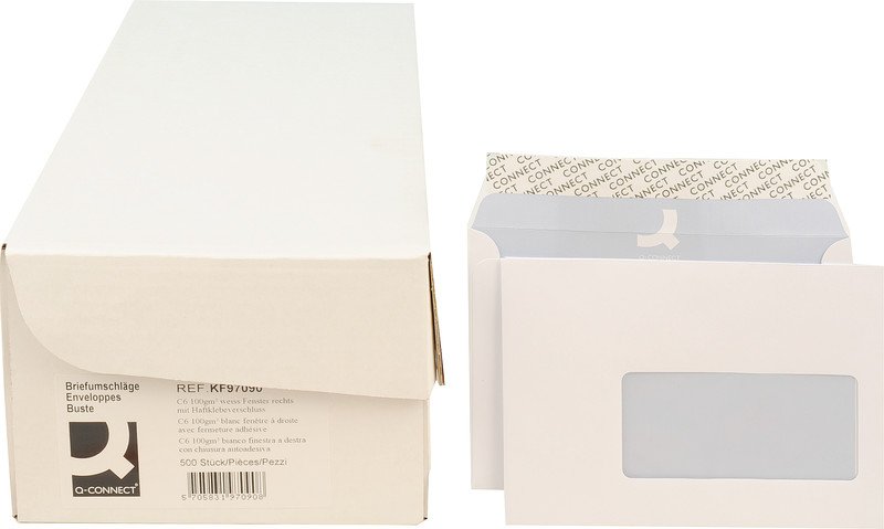 Connect Couvert C6 100gr Fenster rechts à 500 Pic1