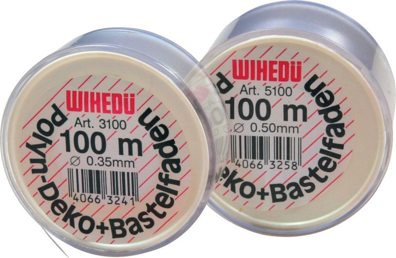 Heckmann Nylon-Faden 100m 0.5mm Pic1