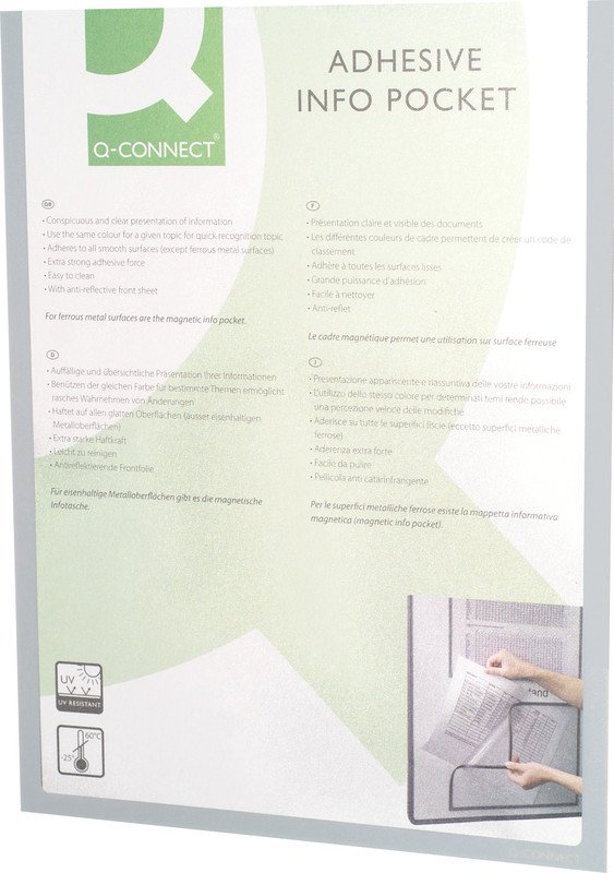 Connect Infotasche A4 hoch selbstklebend Pic1