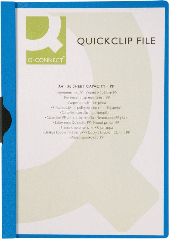 Connect Klemmhefter Quick Clip PP A4 bis 30 Blatt Pic2