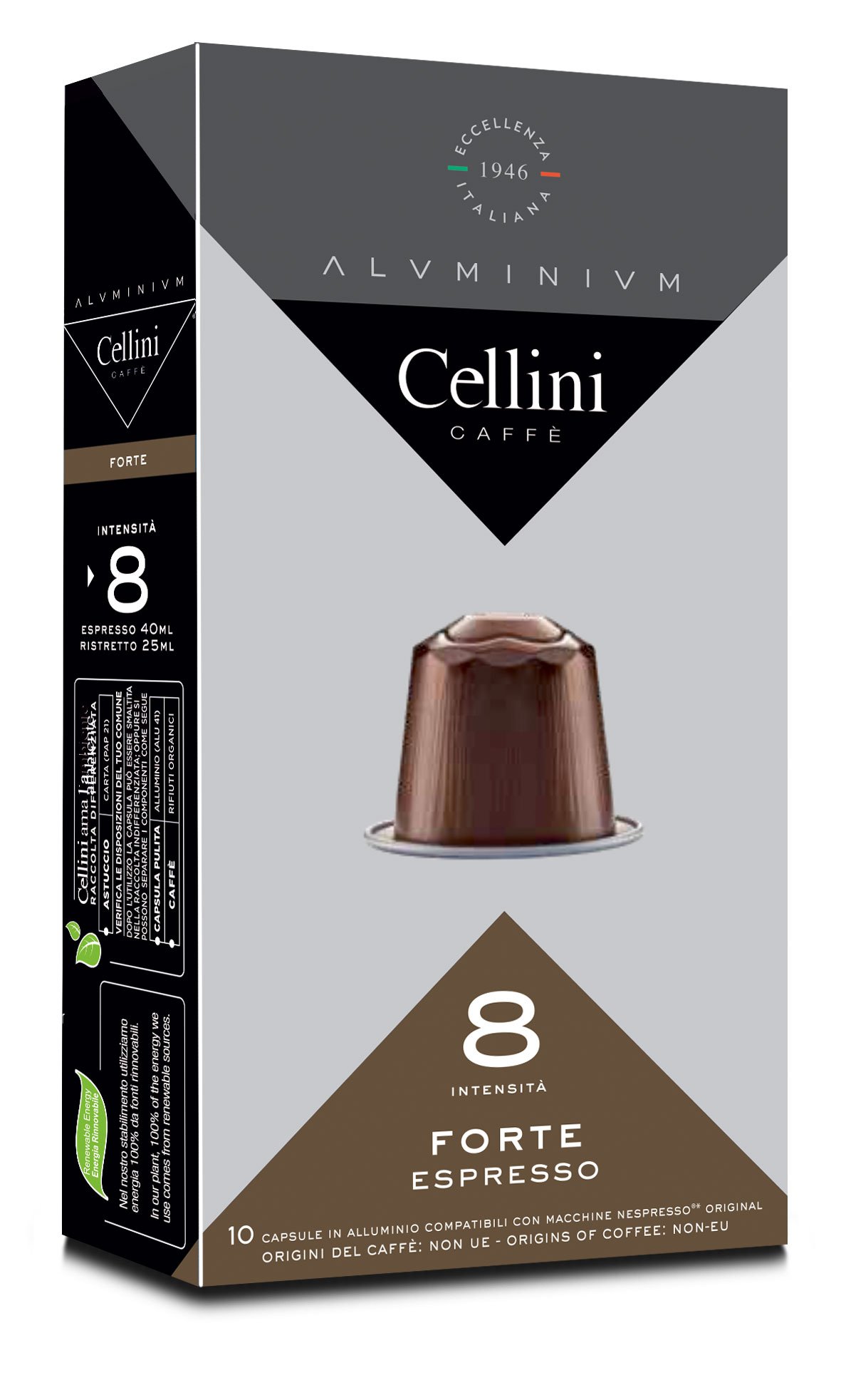 Cellini Espresso Forte à 10 Kapseln Pic1