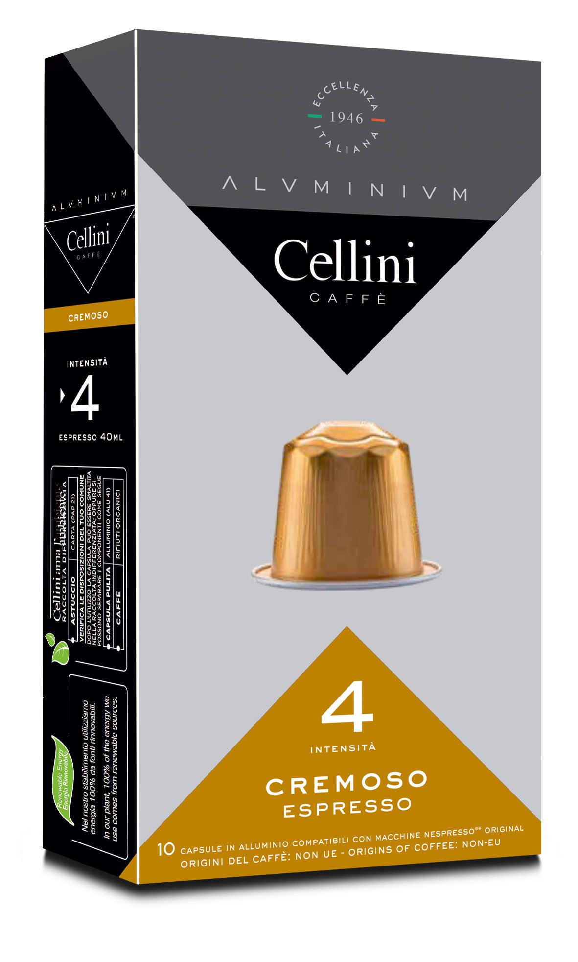 Cellini Espresso Cremoso à 10 Kapseln Pic1