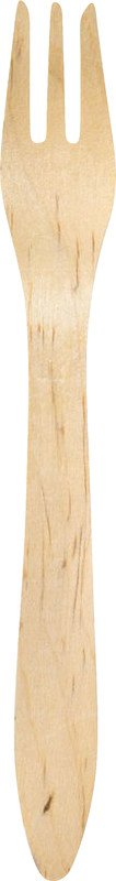 Duni Holz-Besteck BioPak Gabel 19cm aus Birkenholz à 100 Pic1