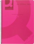 Q-Connect Cahier spiral A4 5 mm quadrillé 80 feuilles