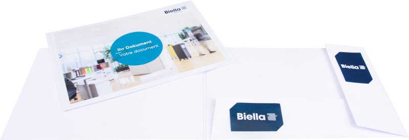Biella Offertmappe Pearl 7 Sichttasche A4quer 240gr 50Blatt Pic1