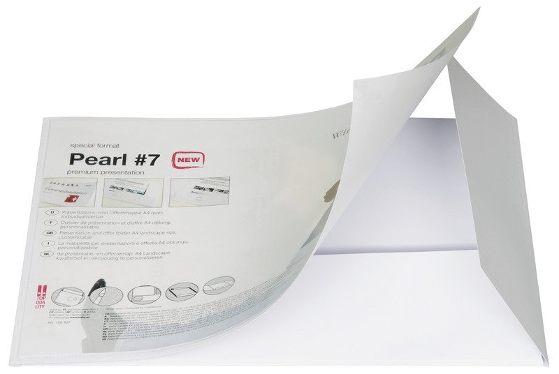 Biella Offertmappe Pearl 7 Sichttasche A4quer 240gr 50Blatt Pic2