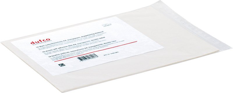 Dufco film de protection autocollant double face A4 10flles Pic1