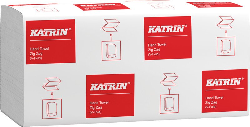 Katrin Handtücher V-Falz 1-lagig naturweiss Pic1