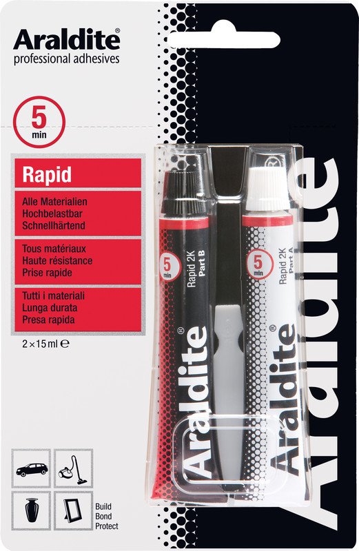 Araldite Zweikomponenten-Klebstoff Rapid Tube 2x15ml Pic1